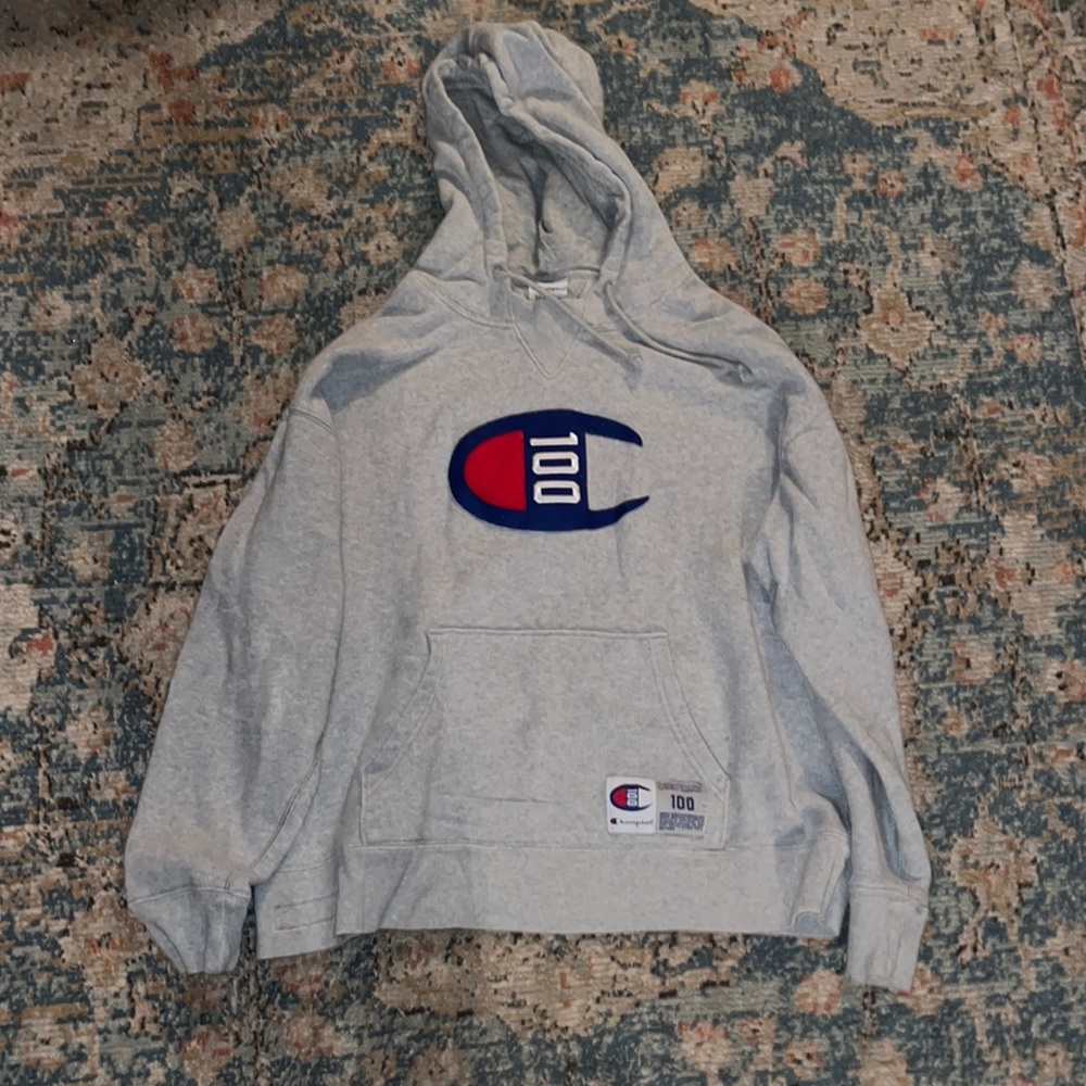 Champion Grey 2xl Hoodie